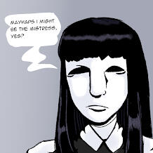 comic style bust shot